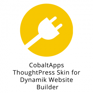 CobaltApps ThoughtPress Skin for Dynamik Website Builder 1.0.0